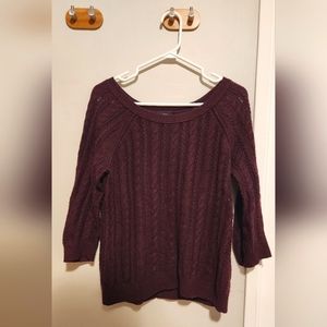 American Eagle Knit Purple Sweater US Small